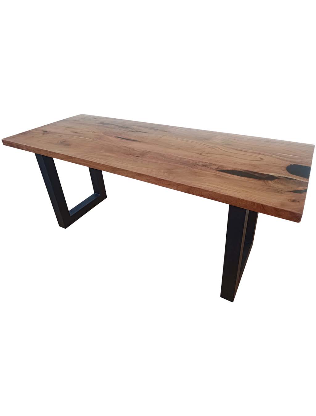 Naturally Seasoned Wood  Dining Table Rectangle Shape