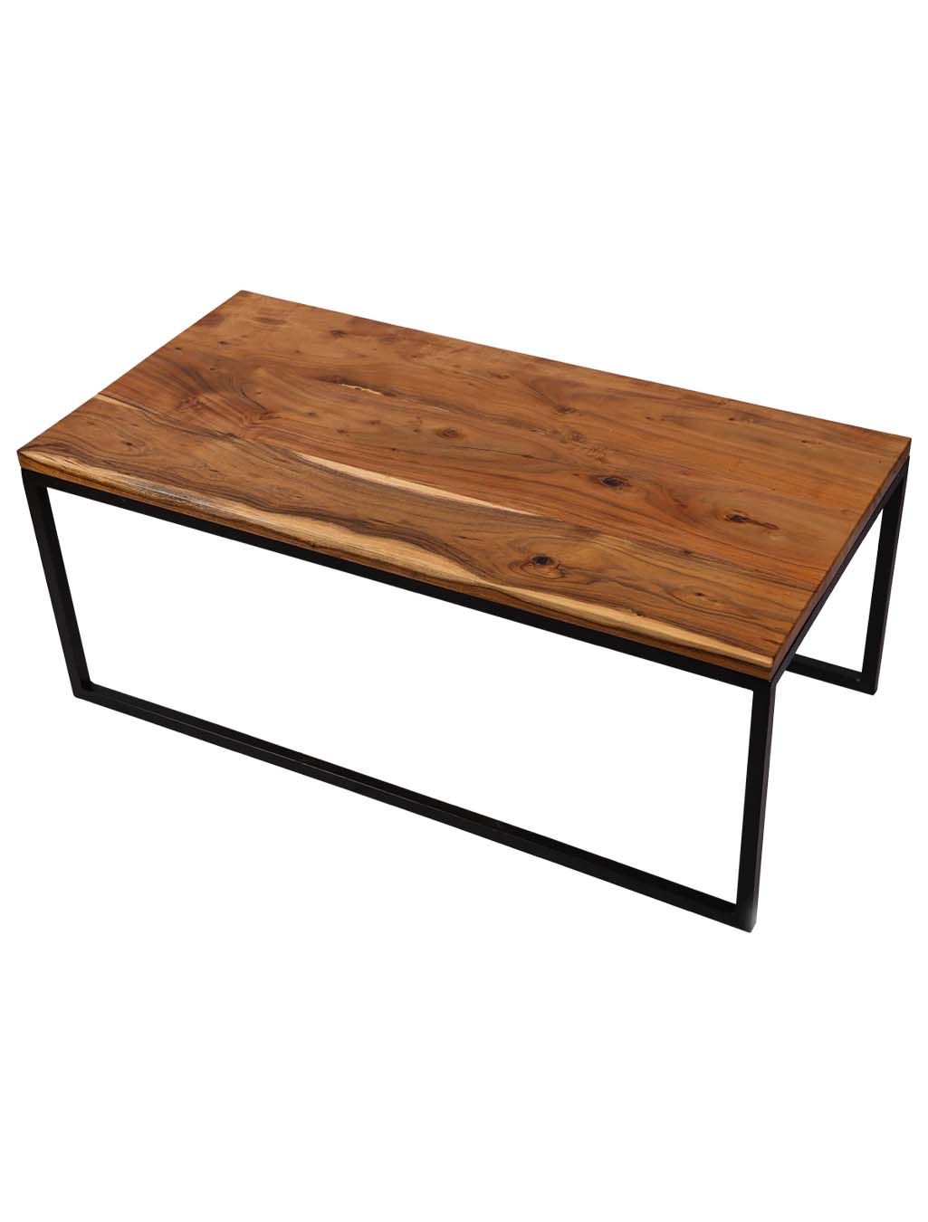 Durable Rectangle Wooden Coffee Table for Homes & Offices