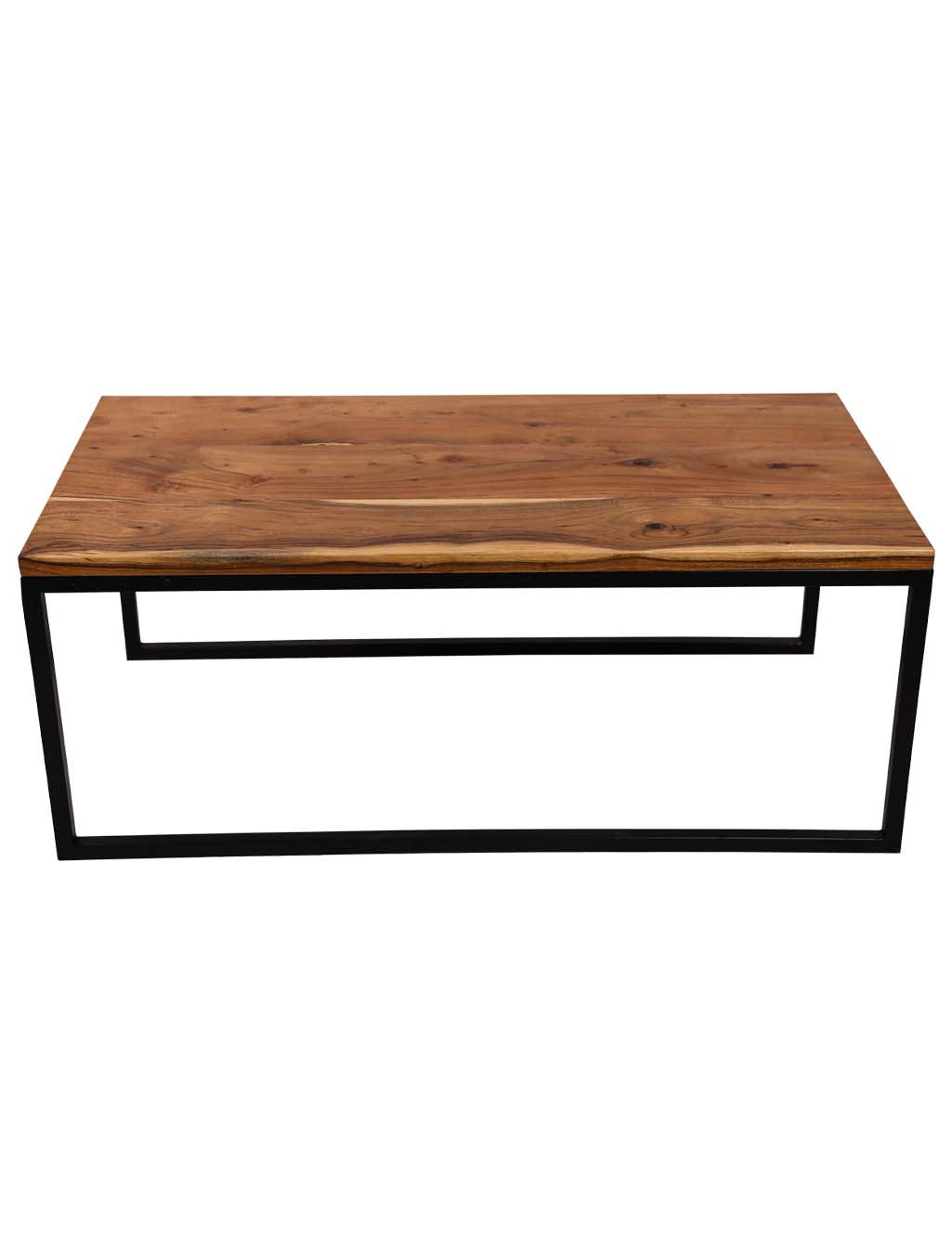 Durable Rectangle Wooden Coffee Table for Homes & Offices