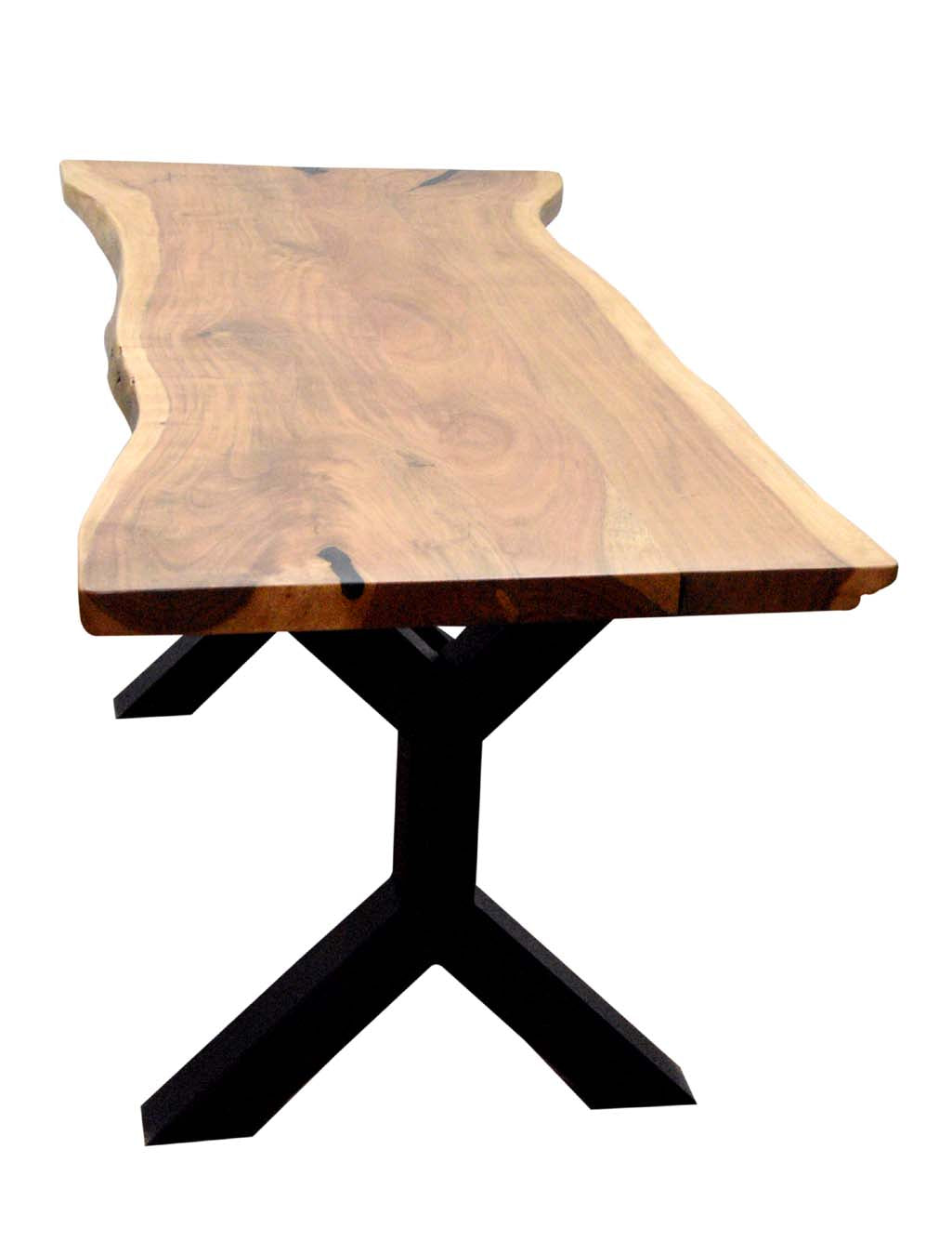 Live Edge Dining Table Rectangle Shape