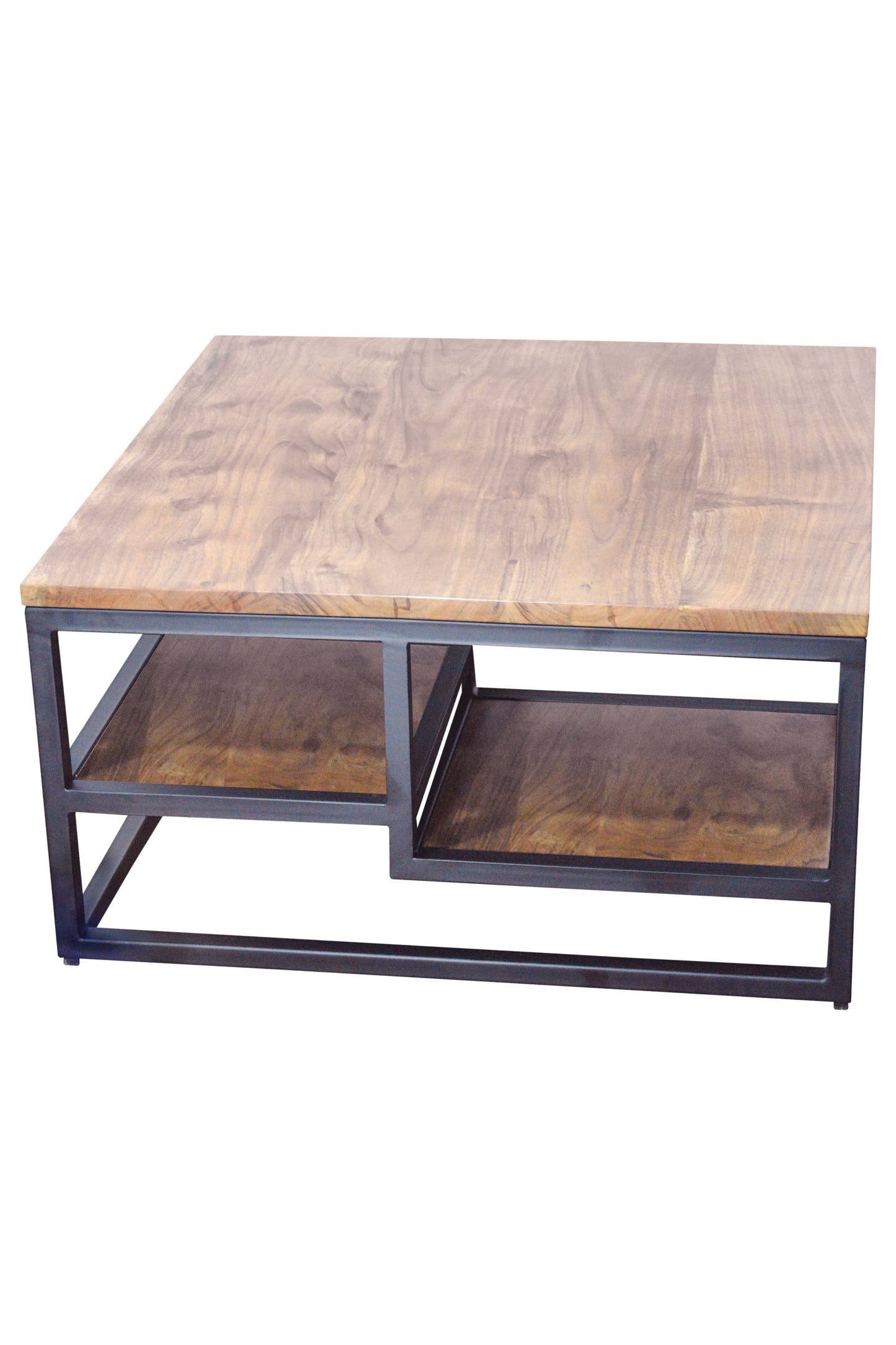 Artisan Square Center Table - Naturally Seasoned Wood
